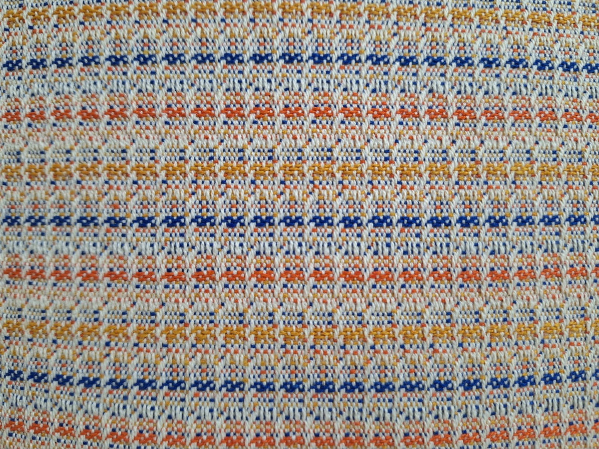 Sander Moderne Kissenhülle ARMANDO NEU Streifen  Orange Gelb Blau 50x50cm