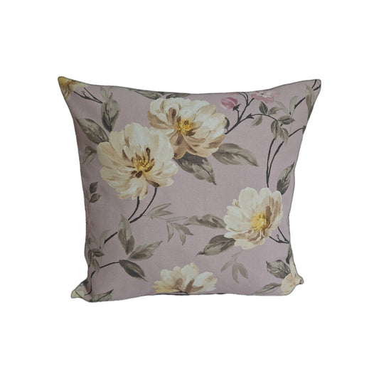 Sprügel moderne Kissenhülle NEU Digitaldruck Blütendesign Rosa Creme 40x40cm