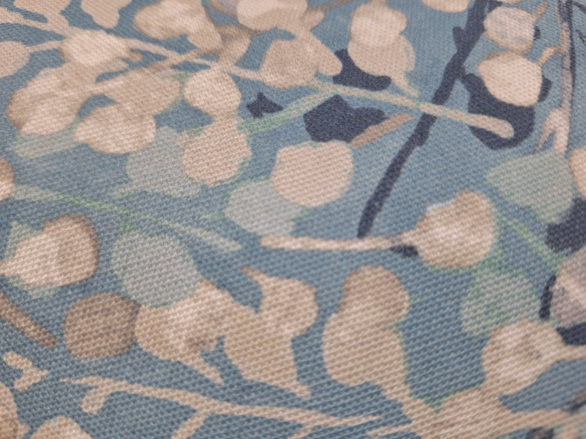 Sander moderne Kissenhülle LIVORNO NEU Digitaldruck Floral Aqua Sand 40x40cm