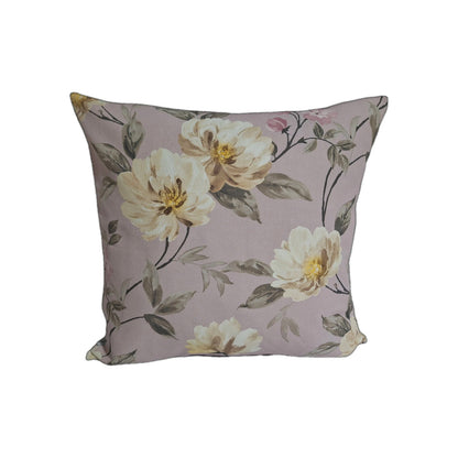 Sprügel moderne Kissenhülle NEU Digitaldruck Blütendesign Rosa Creme 40x40cm