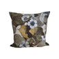 Sander Moderne Kissenhülle EMBER NEU Floral Oliv Senf Blau 50x50cm