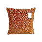Sprügel Moderne Velour Kissenhülle NEU Punkte Natur Orange  45x 45 cm