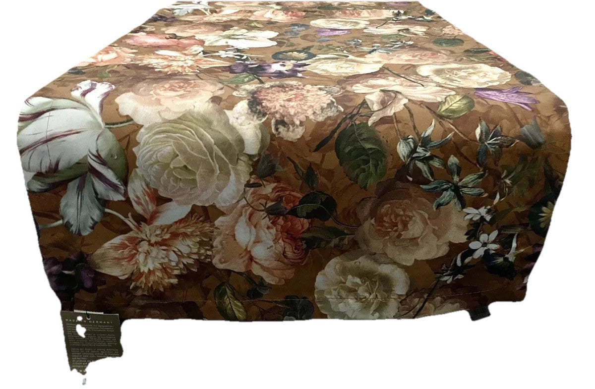 Apelt chicer Tischläufer Digitaldruck NEU Blüten Cognac Multicolour 48x140 cm