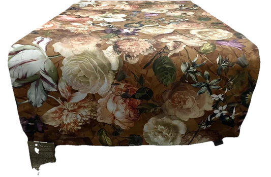 Apelt chicer Tischläufer Digitaldruck NEU Blüten Cognac Multicolour 48x140 cm