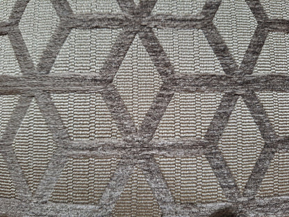 Thanks A Lot  Wendekissen Arena Lux Velour Grafisches Design Taupe 45x45cm