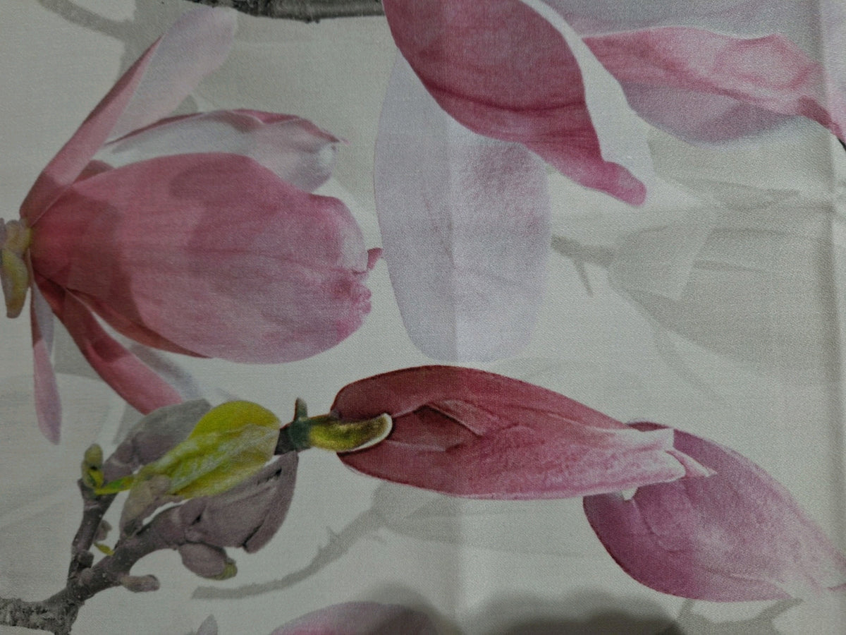 Apelt chicer Tischläufer Digitaldruck NEU Magnolie Weiß Rosa Grün 48x140 cm